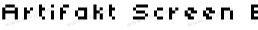 Artifakt Screen Bol字体转换
